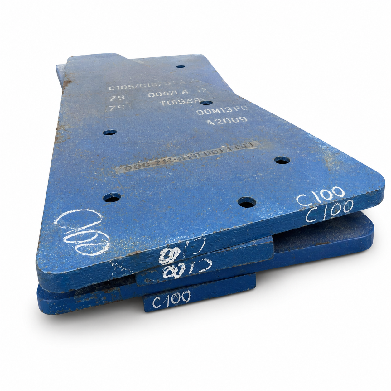 cheek plate, 1-piece