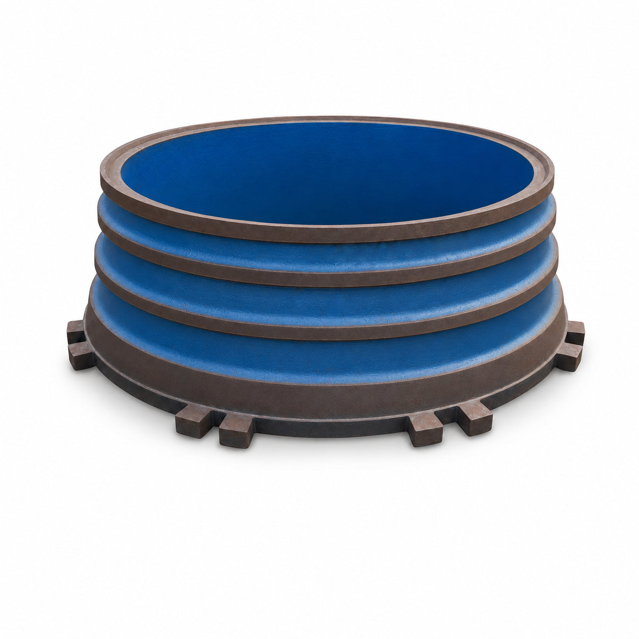 Concave, lower EC