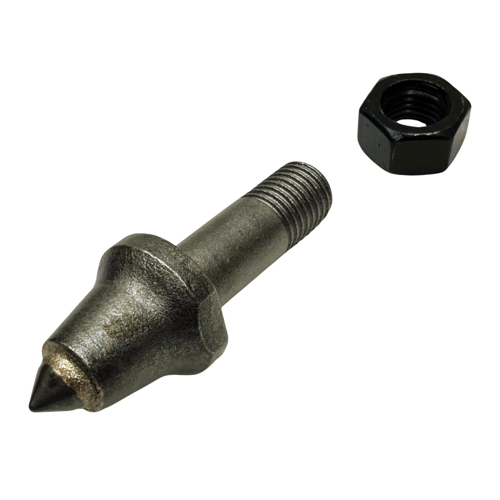 Carbide milling bit, nut locking