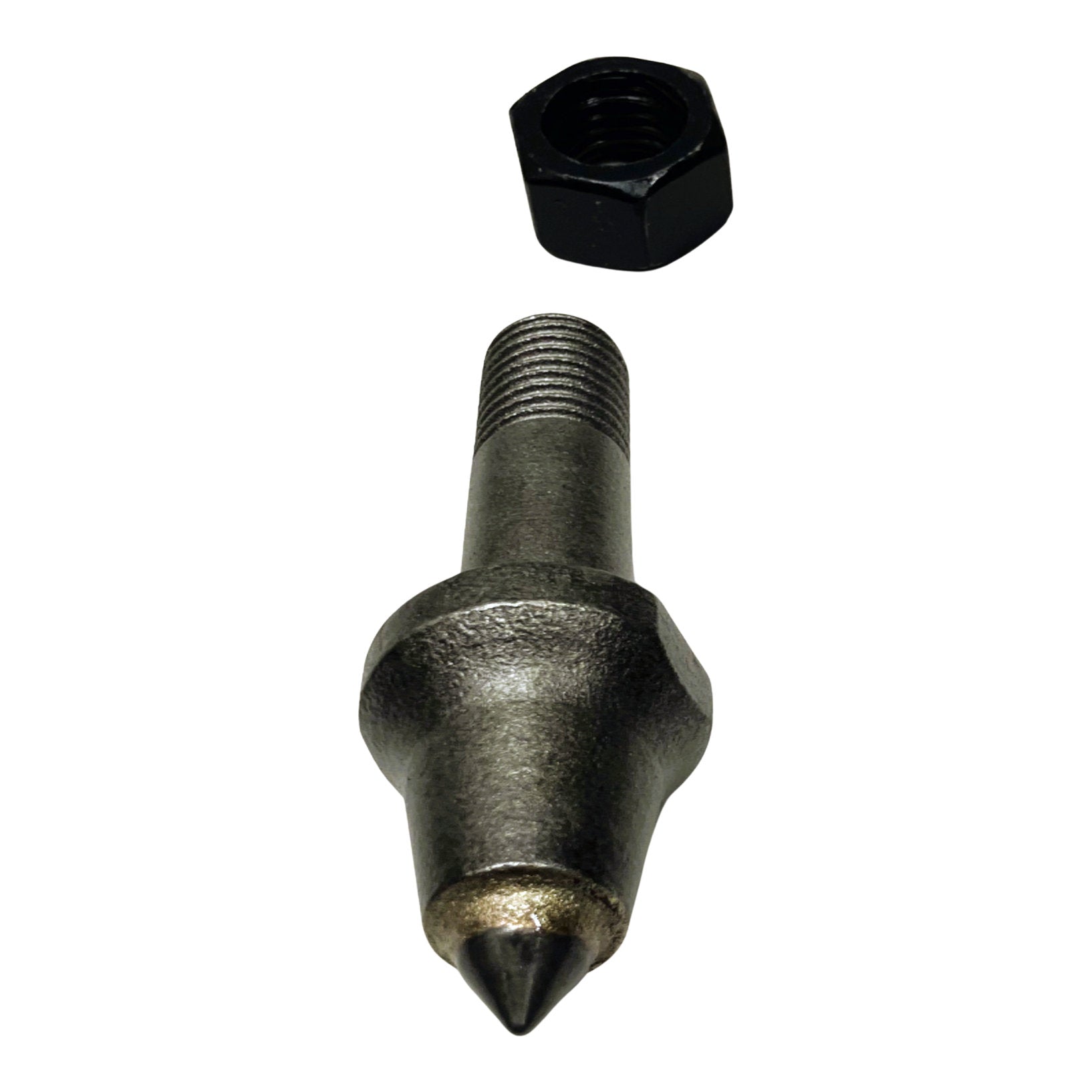 Carbide milling bit, nut locking